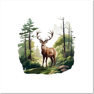 Deer Lover Posters and Art